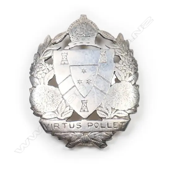 Anton Teutenberg silver Kings College prefect badge,